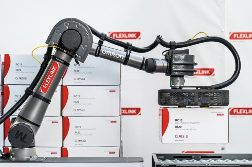 Flexlink Introduces the RC12 standardized collaborative palletizer